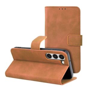 TENDER Book Case for SAMSUNG S23 brown