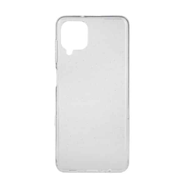 TechWave Clear Glitter case for Samsung Galaxy A12 transparent / silver