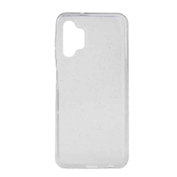 TechWave Clear Glitter case for Samsung Galaxy A13 5G / A04s transparent / silver