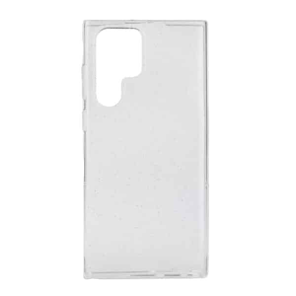 TechWave Clear Glitter case for Samsung Galaxy S22 Ultra transparent / silver
