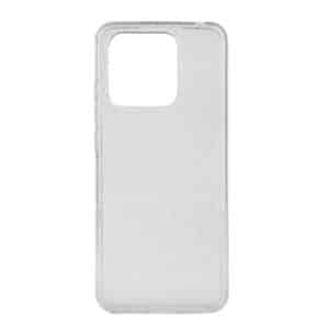 TechWave Clear Glitter case for Xiaomi Redmi 10C transparent / silver