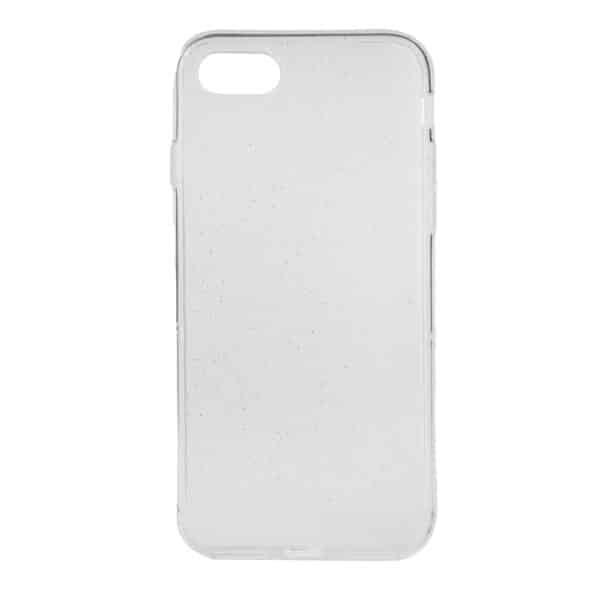 TechWave Clear Glitter case for iPhone 7 / 8 / SE 2020 / SE 2022 transparent / silver