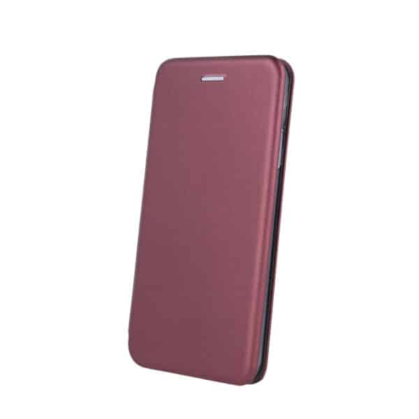 TechWave Curved Book case for Xiaomi Redmi 12C burgundy