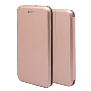 TechWave Curved Book case for iPhone 14 Pro Max rose gold