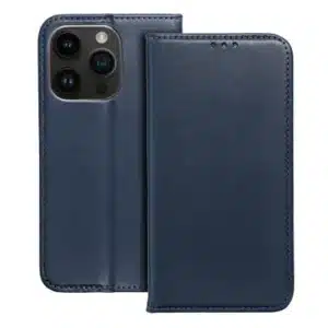 TechWave Smart Magnet case for iPhone 15 Pro navy blue