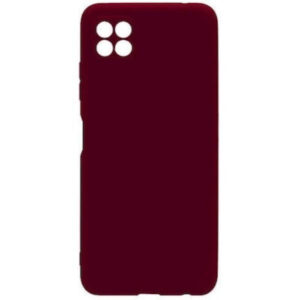 TechWave Soft Silicone case for Samsung Galaxy A22 5G burgundy