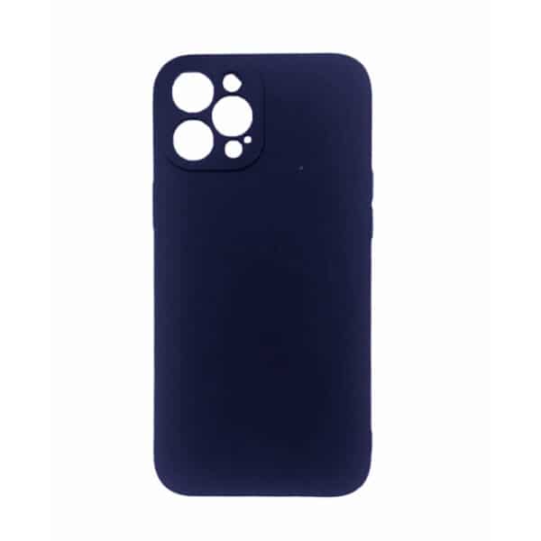 TechWave Soft Silicone case for iPhone 14 Pro Max navy blue