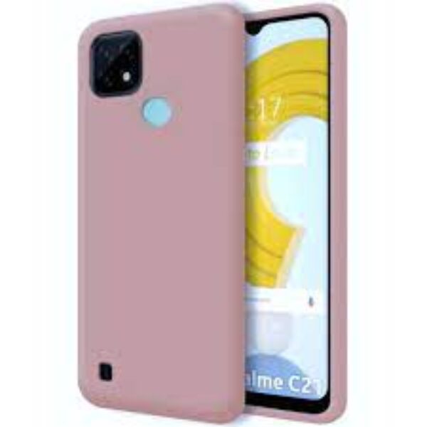 Techwave Matt case for Realme C21 powder pink