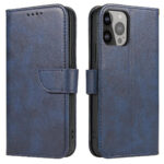 Το καλάθι μου Wallet Case with Stand for iPhone 15 Plus Magnet Case blue 4
