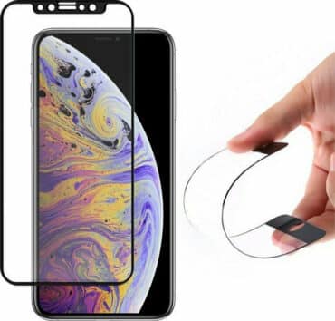 Wozinsky Full Cover Flexi Nano Glass Hybrid Screen Protector with frame for iPhone 13 mini transparent - 9111201943544