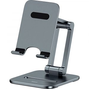 BASEUS Foldable Metal desk holder for mobile Grey BS-HP005