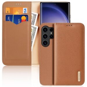 DUX DUCIS Hivo - Leather Wallet Case for Samsung Galaxy S24 Plus black