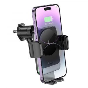 HOCO car holder with wireless charging to air vent HW13 Speed black