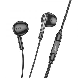 HOCO earphones universal Type C with microphone M123 black