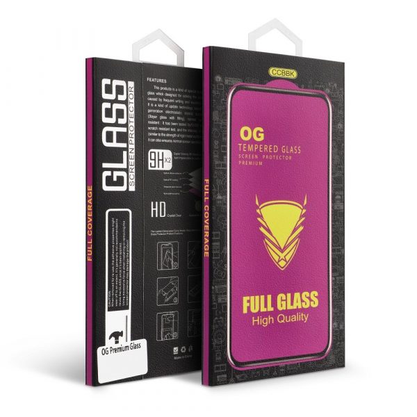 OG Premium Glass  - for Iphone 12 / 12 Pro black