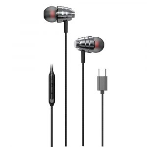PAVAREAL wired earphones with micro Type C PA-M08C black [DAC]