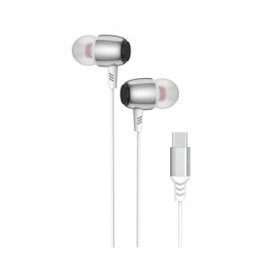 PAVAREAL wired earphones with micro Type C PA-M09C white [DAC]