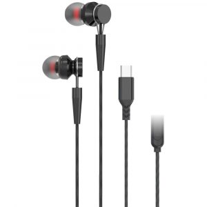 PAVAREAL wired earphones with micro Type C PA-M10C-R black [DAC]