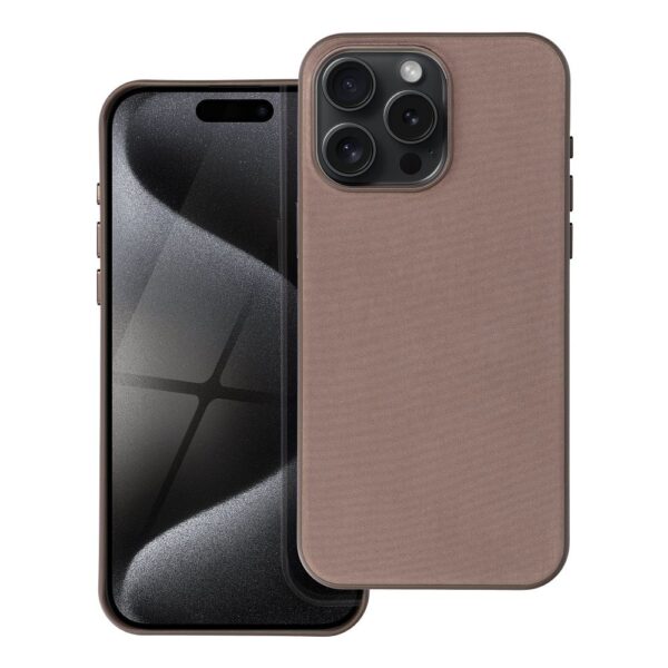 Woven Mag Cover for IPHONE 14 PLUS light brown