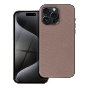 Woven Mag Cover for IPHONE 15 PLUS light brown