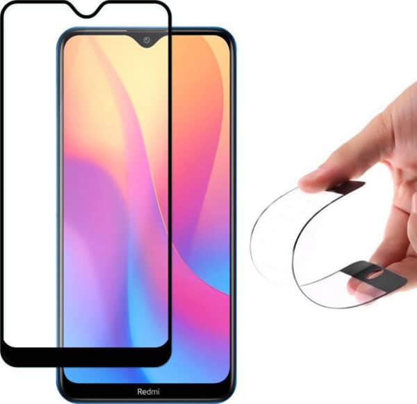 Wozinsky Wozinsky Nano Flexi Full Face Tempered Glass Black (Redmi 8A)