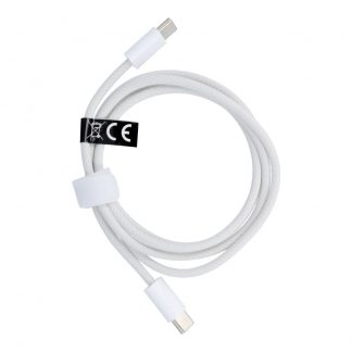 Cable Type C to Type C Power Delivery PD 60W 3A C263 white 1 m