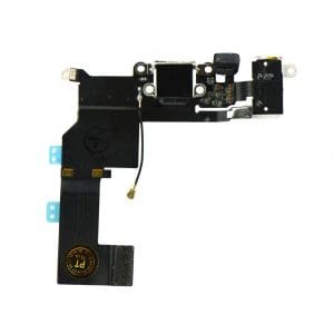 Charging Connector Flex Cable for iPhone 5S white