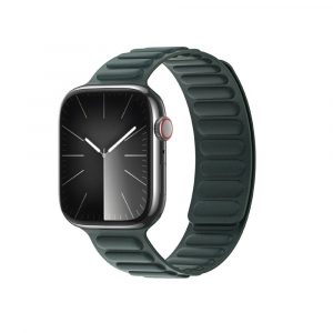 DUX DUCIS BL - fine woven magnetic strap for Apple Watch 42/44/45mm green