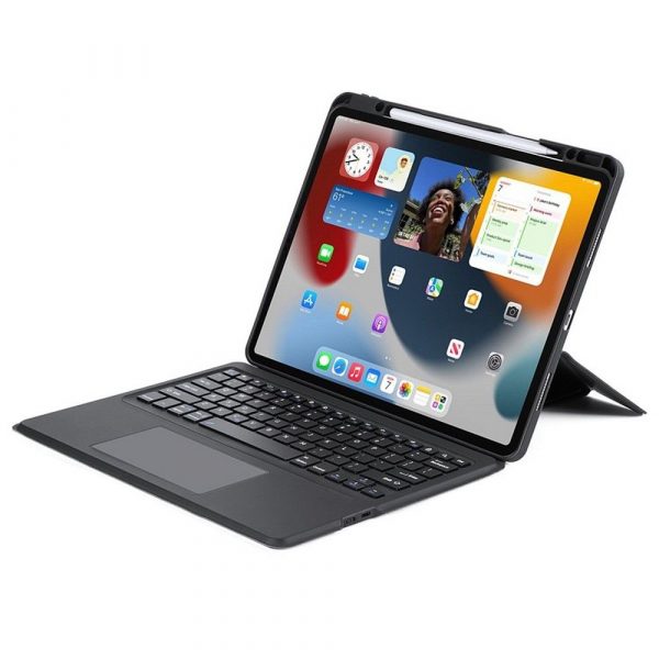 DUX DUCIS DK - Protective Case with Wireless Keyboard for iPad Pro 12.9 (2020/2021/2022) black