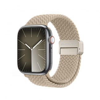 DUX DUCIS Mixture Pro - stretchable braided strap for Apple Watch 42/44/45/49mm beige