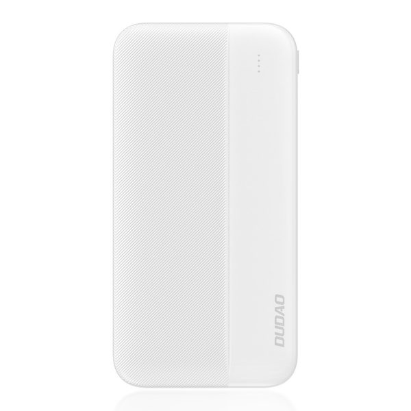 Dudao K4S+ Power Bank 20000mAh 10W με 2 Θύρες USB-A Λευκό