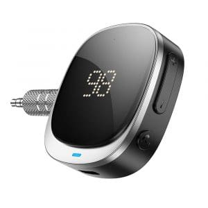 HOCO adapter AUX BLUETOOTH with display E80 black