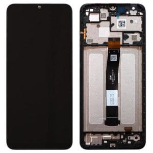 LCD with Touch Screen & Middle Plate Xiaomi Redmi 12C Black (Original)