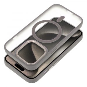 Matte Mag Cover case compatible with MagSafe for IPHONE 15 PRO MAX titanium