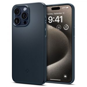 SPIGEN Thin Fit case for IPHONE 15 PRO MAX metal slate