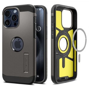 SPIGEN Tough Armor MAG compatible with MagSafe for IPHONE 15 PRO MAX gunmetal