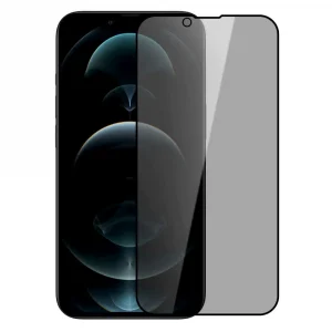 TechWave 5D Full Glue Privacy Tempered Glass for iPhone 13 Pro Max / 14 Plus black