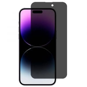 TechWave 5D Full Glue Privacy Tempered Glass for iPhone 15 Pro Max black