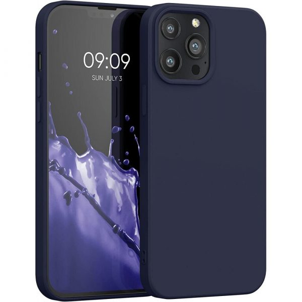 Techwave Matt case for iPhone 14 Pro navy blue