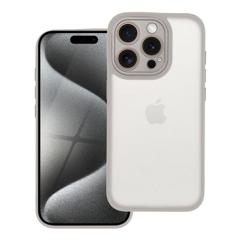 VARIETE Case for IPHONE 15 Pro steel