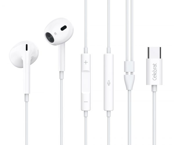 CELEBRAT earphones με μικρόφωνο E400