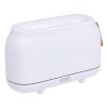 Colorful flame aromatherapy machine / humidifier / diffuser Art Deco model HZ005 white
