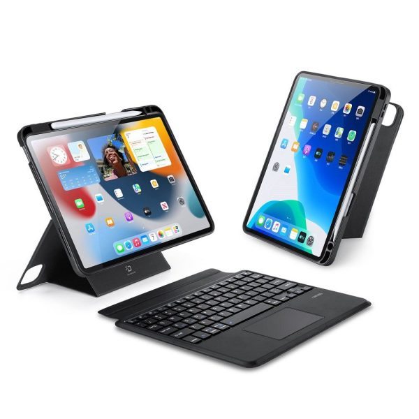 DUX DUCIS DK - Protective Case with Wireless Keyboard for iPad 4/5/iPad Pro 11 (2018/2020/2021/2022) black