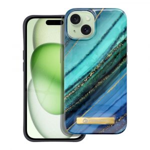 FORCELL F-PROTECT Mirage case compatible with MagSafe for IPHONE 14 PRO jade marble