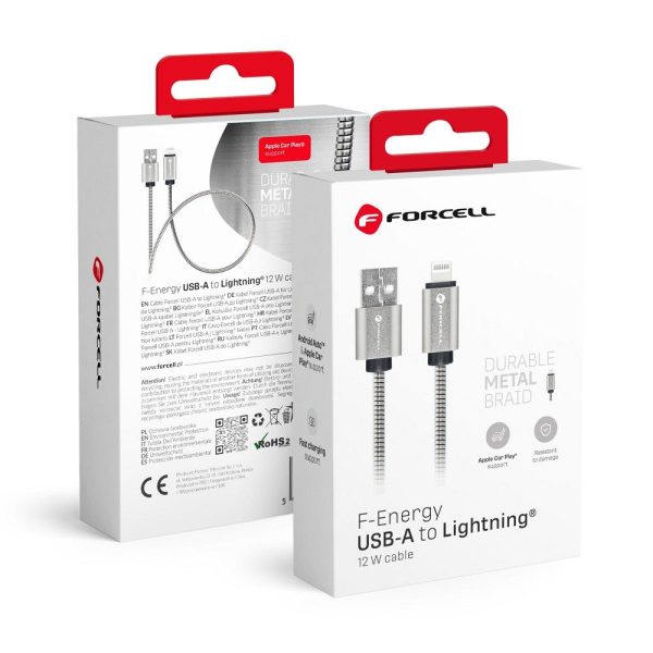FORCELL cable USB to iPhone Lightning 8-pin 2