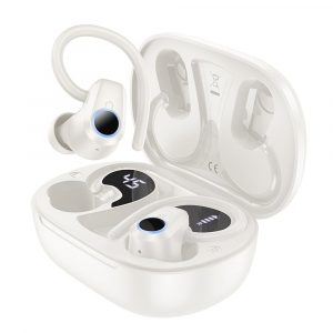 HOCO bluetooth earphones Pure joy in-ear TWS EQ8 milky white