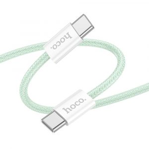 HOCO cable Type C to Type C 60W X104 1m green