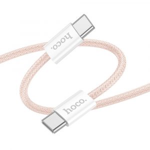 HOCO cable Type C to Type C 60W X104 2m pink
