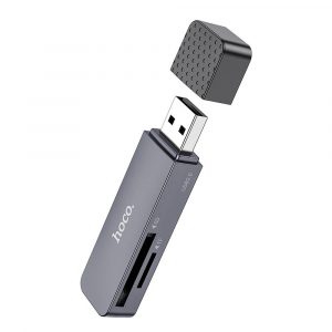 HOCO card reader USB A 3.0 HB45 metal gray
