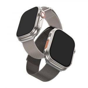 HOCO magnetic stainless steel strap for Apple Watch 42 / 44 / 45 /49 mm AS101 black